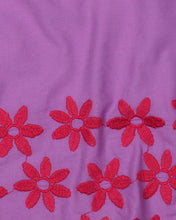 Charger l'image dans la galerie, Voile de Coton Brodé Purple-Red