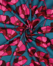 Charger l'image dans la galerie, Popeline Coton/Viscose Pavot -3 Coloris