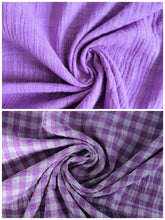 Charger l'image dans la galerie, Double Gaze Vichy Réversible - 7 coloris disponibles