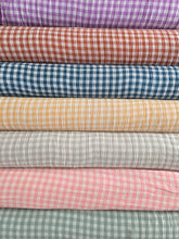 Charger l'image dans la galerie, Double Gaze Vichy Réversible - 7 coloris disponibles