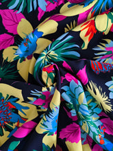 Charger l'image dans la galerie, Twill de Viscose Maxi Fleurs Fluo