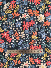 Charger l'image dans la galerie, Veste Achille Matelassée Maxi Flowers - Bleu