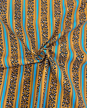 Charger l'image dans la galerie, Coton Léoli Ocre/Bleu