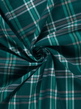 Charger l'image dans la galerie, Flanelle Tartan Émeraude