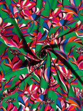 Charger l'image dans la galerie, Viscose Funky Fleurs Graphiques