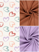 Charger l'image dans la galerie, Terry Crêpe Cœurs