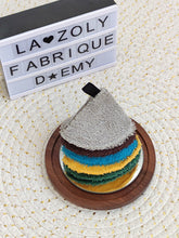 Charger l'image dans la galerie, ttaupe clair/brun/bleu moyen/vert sapin/moutarde