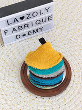 Charger l'image dans la galerie, moutarde/turquoie/taupe clair/ brun/ bleu moyen