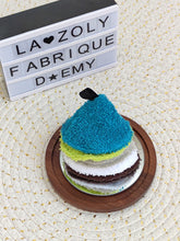 Charger l'image dans la galerie, Bleu moyen/anis/ grege/taupe clair/brun