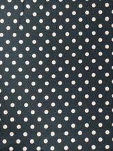 Charger l'image dans la galerie, Crêpe Pois Blancs sur Fond Marine