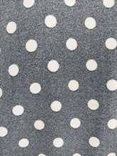 Charger l'image dans la galerie, Crêpe Pois Blancs sur Fond Marine