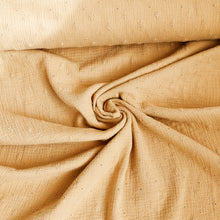 Charger l'image dans la galerie, Double Gaze Brodée Jaune Moutarde