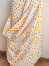 Charger l'image dans la galerie, Double Gaze Pois sur Fond Blanc Cassé