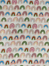 Charger l'image dans la galerie, Double Gaze Arc-en-Ciel sur Fond Blanc