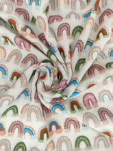 Charger l'image dans la galerie, Double Gaze Arc-en-Ciel sur Fond Blanc