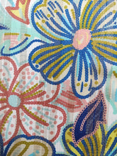 Charger l'image dans la galerie, Voile Lurex Méga Fleurs Vintage 70's