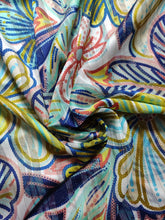 Charger l'image dans la galerie, Voile Lurex Méga Fleurs Vintage 70's