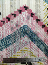 Charger l'image dans la galerie, Voile Lurex et Satin Motifs Géométriques