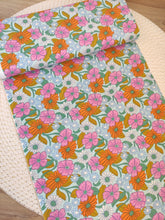Charger l'image dans la galerie, Toile de Coton Flowers 70's