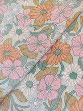 Charger l'image dans la galerie, Toile de Coton Flowers 70's