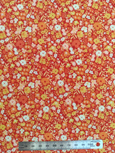 Charger l'image dans la galerie, Popeline Fleurs Couché de Soleil