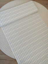 Charger l'image dans la galerie, Popeline Carreaux Indigo