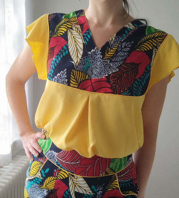 Test Patron Iribole_Couture: la blouse Athénaïs
