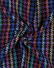 Charger l'image dans la galerie, Tweed Pied de Poule Arc-en-Ciel

