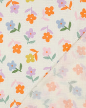 Charger l'image dans la galerie, Double Gaze Orange Flowers
