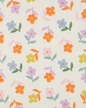 Charger l'image dans la galerie, Double Gaze Orange Flowers
