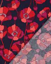 Charger l'image dans la galerie, Popeline Coton/Viscose Pavot -3 Coloris
