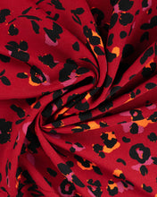 Charger l'image dans la galerie, Twill de Viscose Léopard Fleuri

