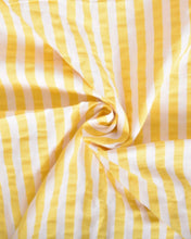 Charger l'image dans la galerie, Seersucker Rayé Blanc/Jaune - Prévente
