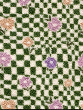 Charger l&#39;image dans la galerie, Sherpa Teddy Damier Flowers
