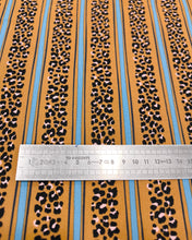 Charger l'image dans la galerie, Coton Léoli Ocre/Bleu
