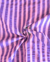 Charger l'image dans la galerie, Seersucker Rayé Jacinthe/Violet
