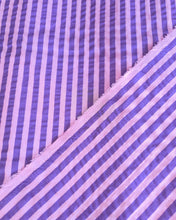Charger l'image dans la galerie, Seersucker Rayé Jacinthe/Violet
