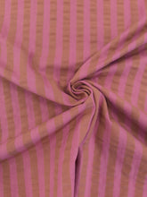 Charger l'image dans la galerie, Seersucker Rayé Bois de Rose
