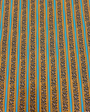 Charger l'image dans la galerie, Coton Léoli Ocre/Bleu
