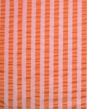 Charger l'image dans la galerie, Seersucker Rayé Rose/Tangerine - Prévente
