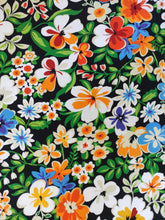 Charger l&#39;image dans la galerie, Jersey Grosses Fleurs Multicolores
