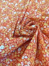 Charger l&#39;image dans la galerie, Popeline Fleurs Couché de Soleil
